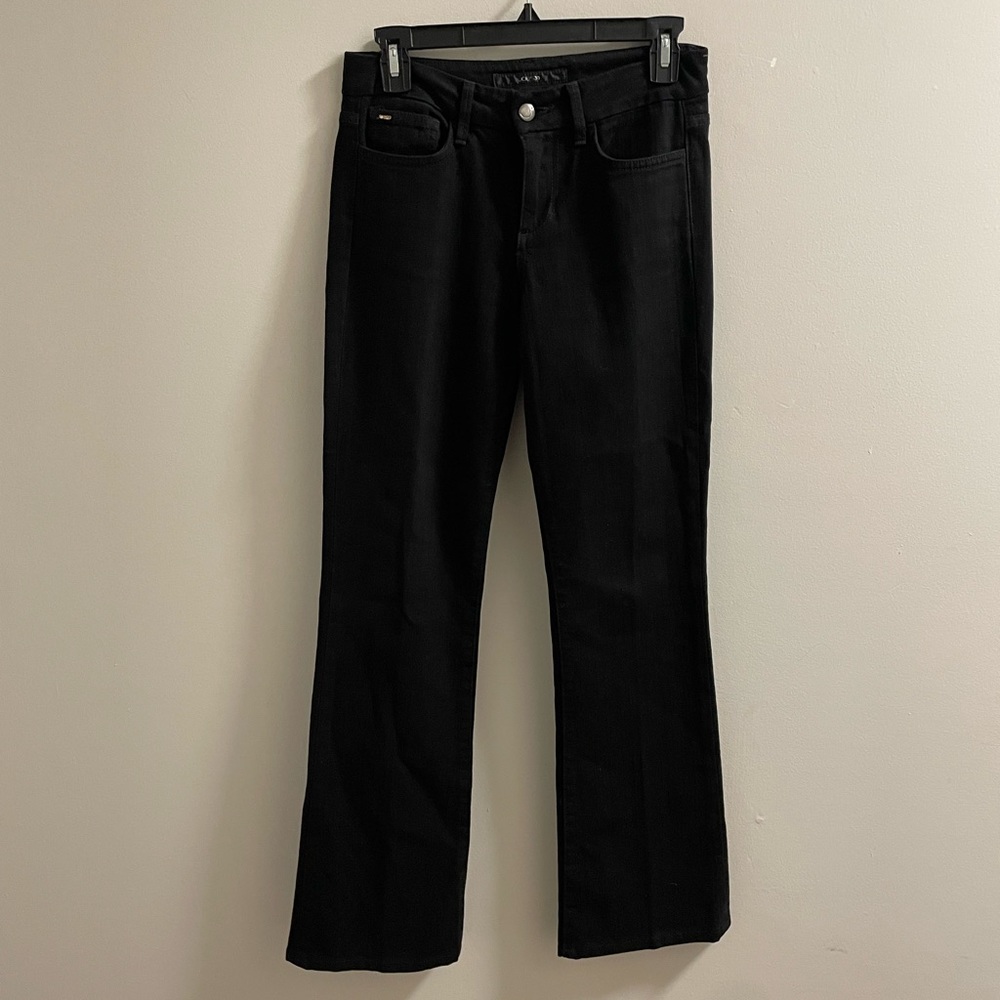 Joe’s Jeans Black Flare Leg Muse Fit Size 25 EUC